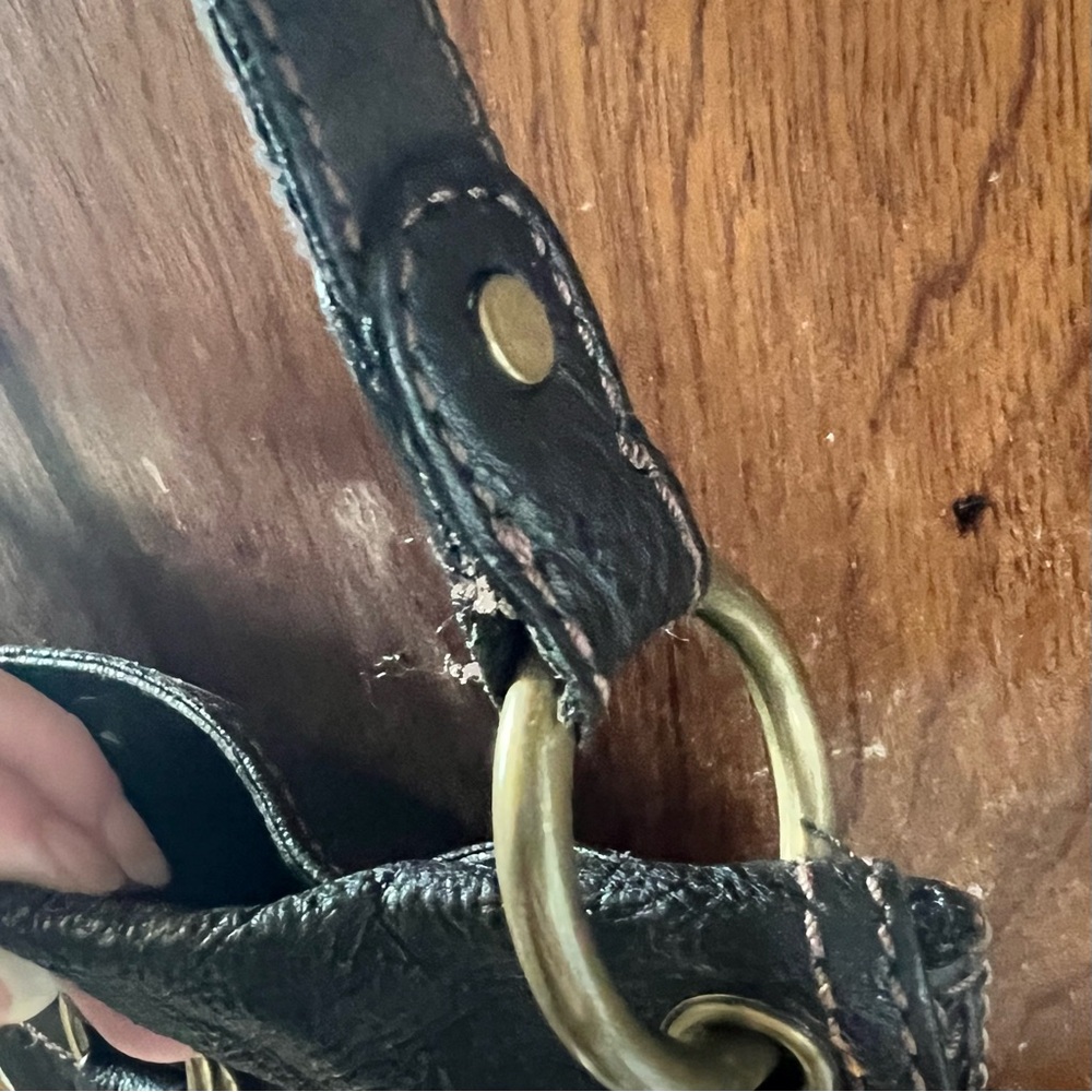 Vintage Fossil Leather Shoulder Bag - Picture 11 of 11